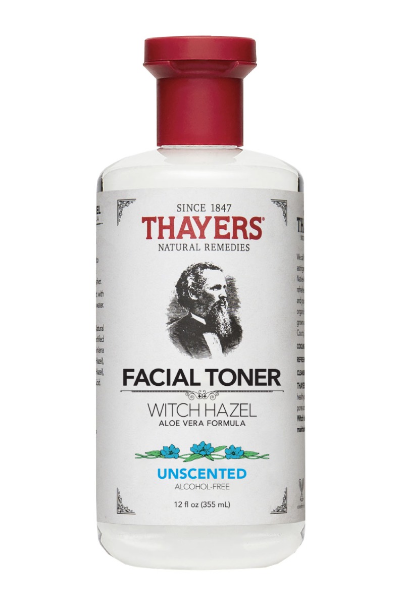 Nước hoa hồng Thayers không cồn không mùi giảm thâm mụn, dưỡng sáng da cho mọi loại da Unscented Facial Toner 89ml