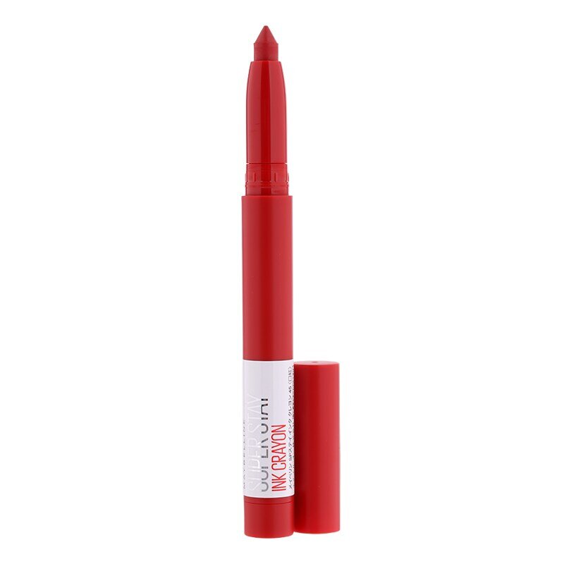 Son Bút Chì Maybelline Superstay Ink Crayon Lipstick Màu Đỏ Cánh Hồng 45 Hustle In Heels Mịn Lì, 8 Giờ Lâu Trôi 1.2g