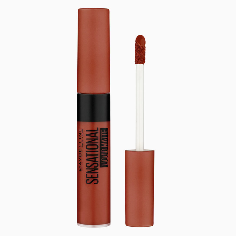 Son Kem Lì Maybelline Sensational Liquid Matte Lipstick 17 Stop On Red  Màu Đỏ Gạch 7ml