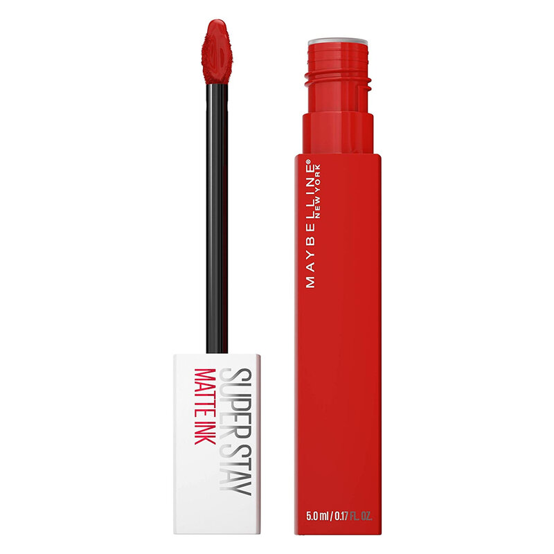 Son Kem Lì Maybelline New York Super Stay Matte Ink City Edition Lipstick 330 Innovator 16h Lâu Trôi Màu Cam Đỏ Tươi 5ml