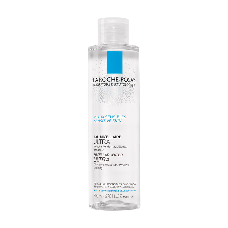Nước Tẩy Trang La Roche-Posay Cho Da Nhạy Cảm Không Cồn An Toàn Cho Da mặt-Mắt-Môi Micellar Water Ultra Sensitive Skin 200ml