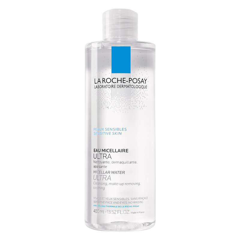 Nước Tẩy Trang La Roche-Posay Cho Da Nhạy Cảm Không Cồn An Toàn Cho Da mặt-Mắt-Môi Micellar Water Ultra Sensitive Skin 400ml