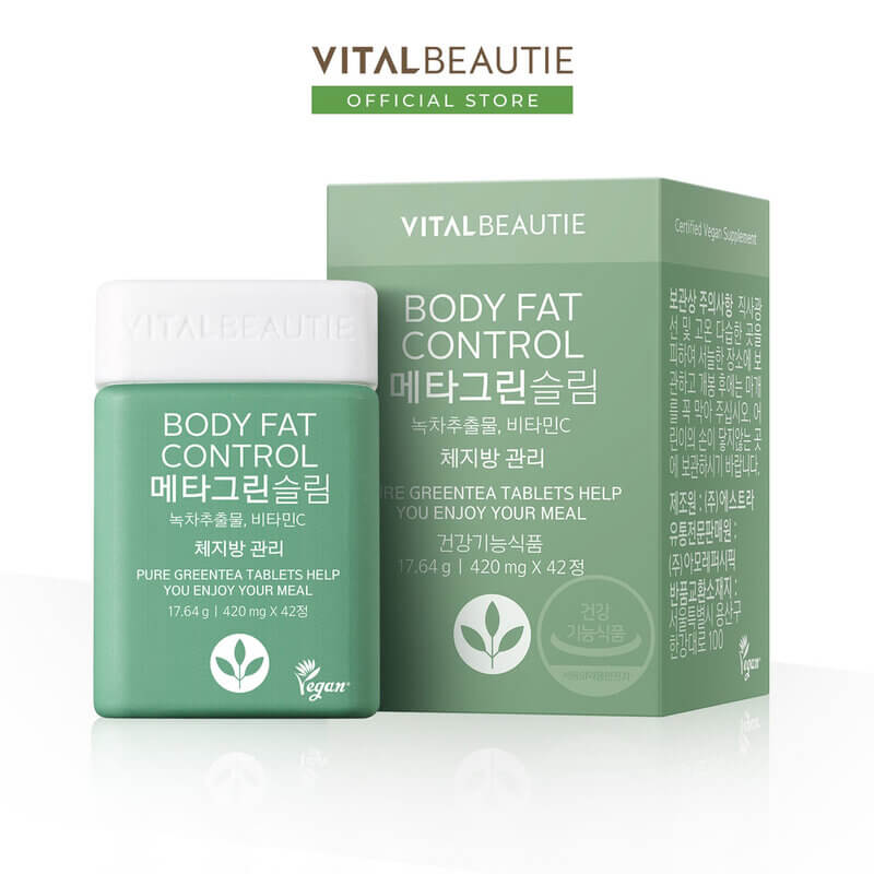 Viên Uống Giảm Cân Vital Beautie Trà Xanh 42 Viên