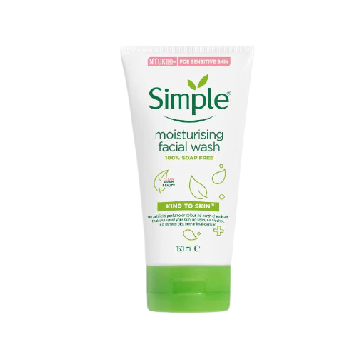 Sữa rửa mặt Simple Moisturising Facial Wash cho da khô, da nhạy cảm 150ml
