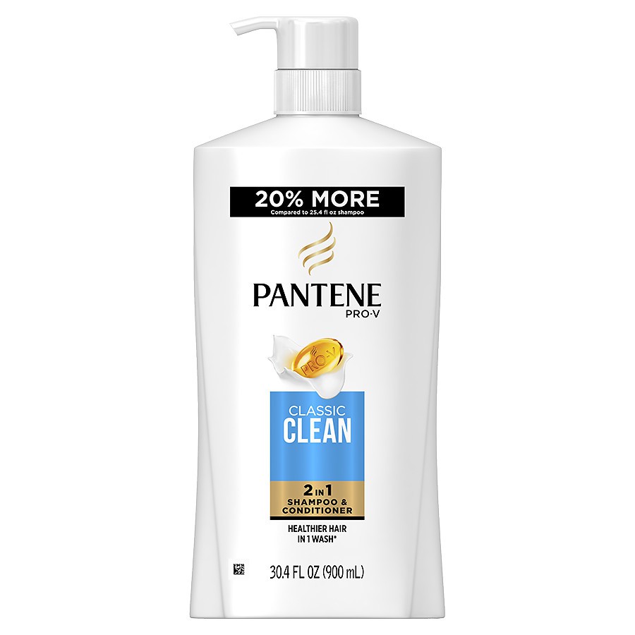 Dầu Gội Xả Pantene Pro-V Xanh 2 Trong 1 Làm Sạch Sâu 900ml