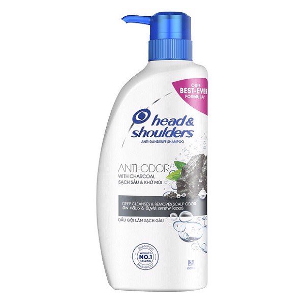 Dầu Gội Head & Shoulders Than Hoạt Tính Sạch Sâu Khử Mùi 625ml