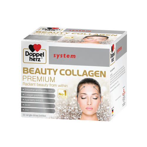 Collagen Thủy Phân Doppelherz Beauty Collagen Giúp Chống Lão Hóa Hộp 30 ống