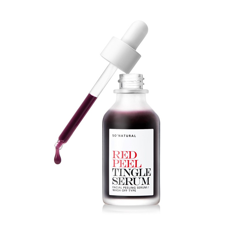 Serum Tinh Chất So' Natural Red Peel Tẩy Tế Bào Chết Tái Tạo Da 35ml