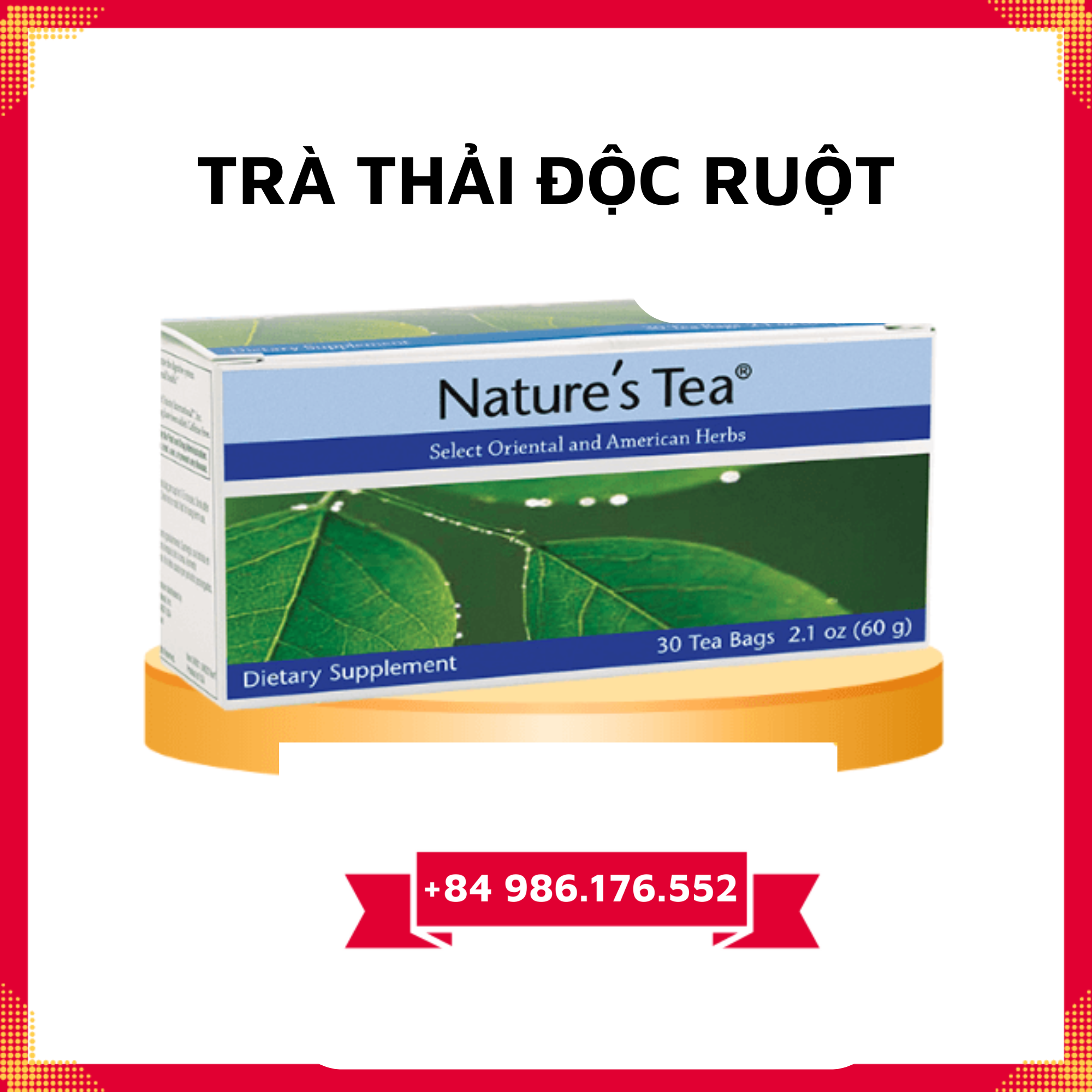 Trà Nature's Tea Unicity Thải Độc Ruột