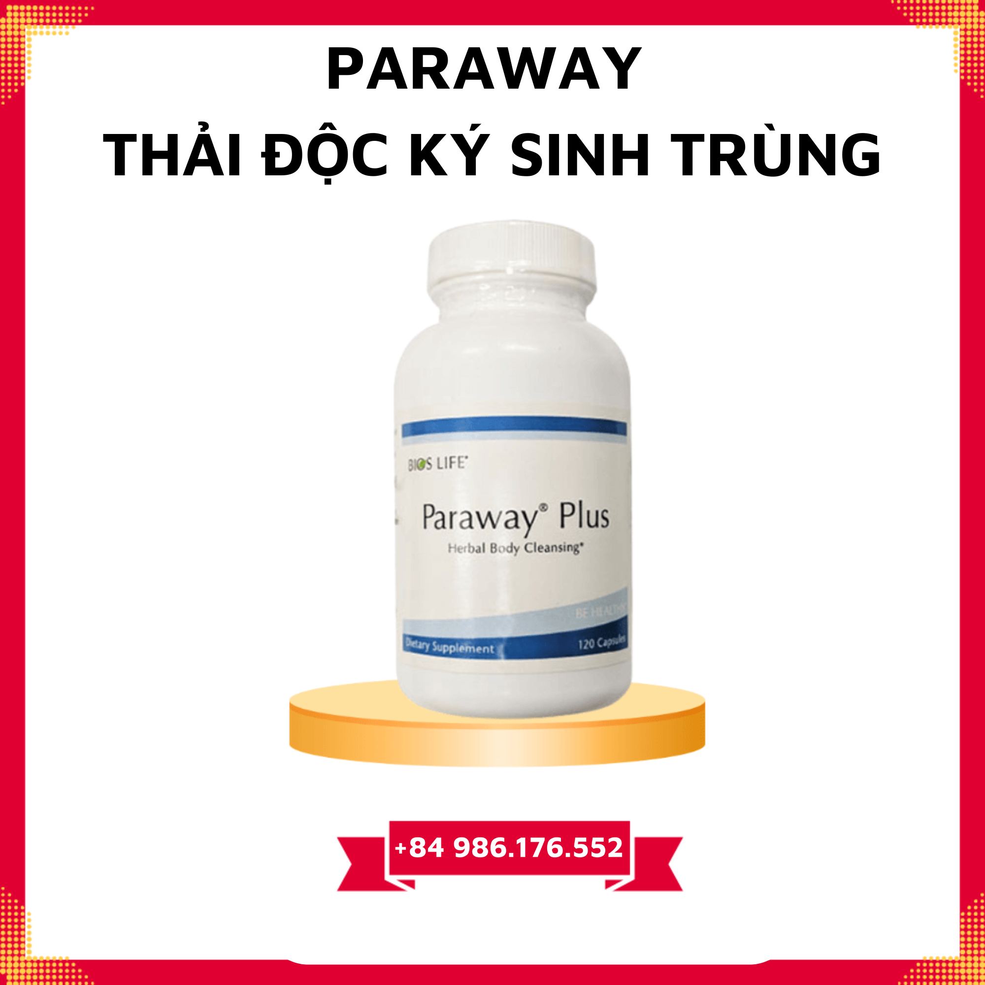 Viên Uống Unicity Paraway Plus - Thải Độc Ký Sinh Trùng, Làm Sạch Đường Ruột