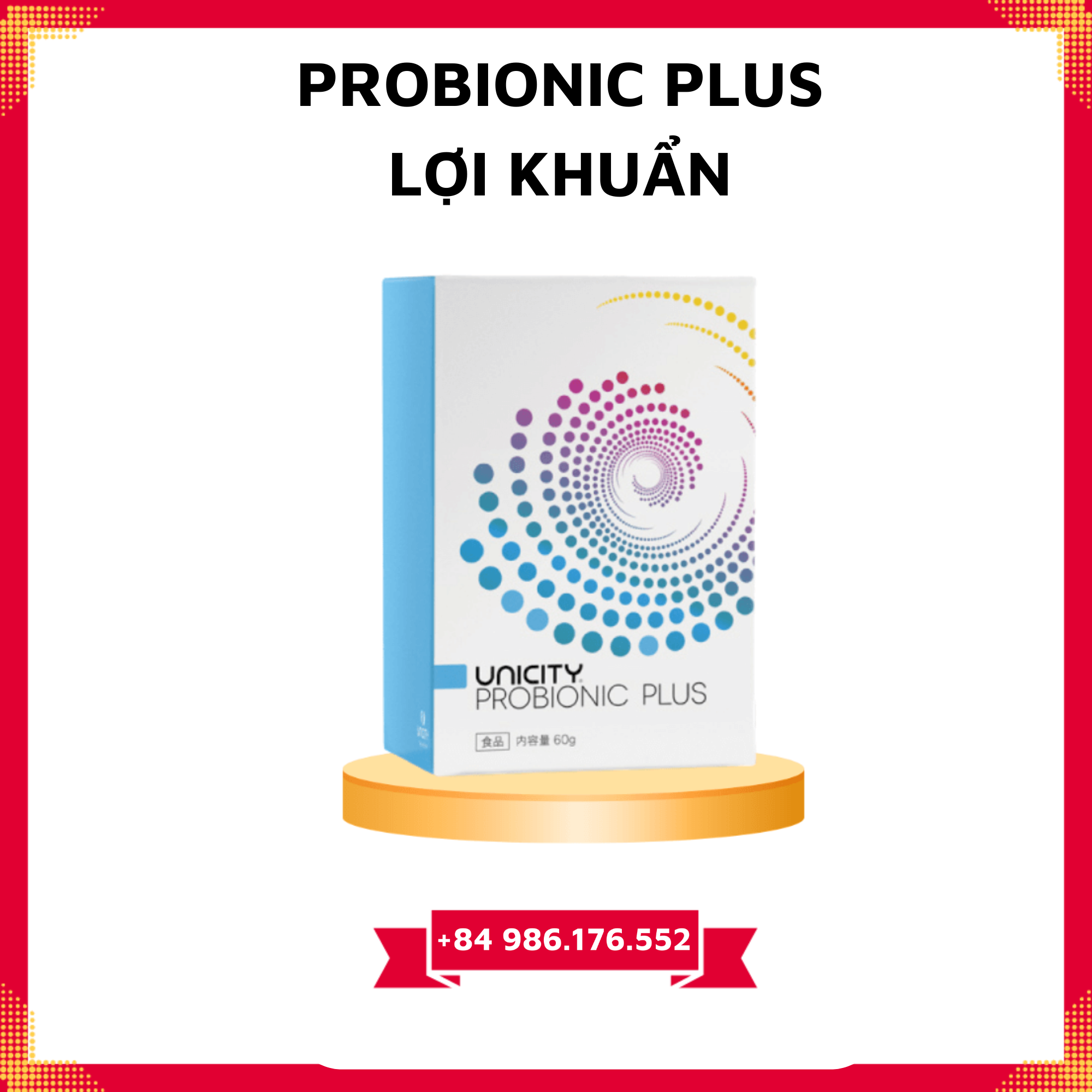 Siêu Men Unicity Probionic Plus Cung Cấp Lợi Khuẩn Đường Ruột, Cải Thiện Chức Năng Tiêu Hóa