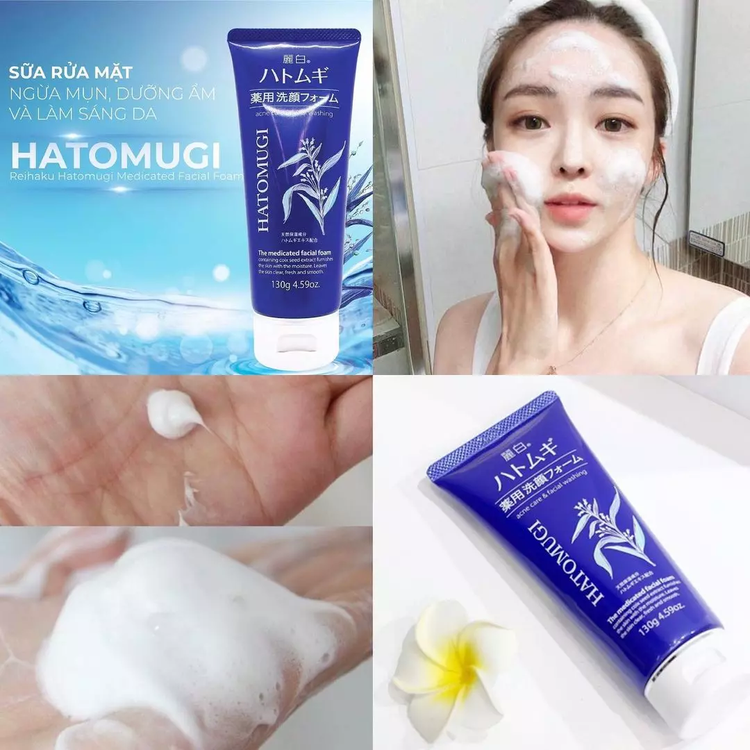 Sữa Rửa Mặt Hatomugi Công Thức Chăm Sóc Da Chuẩn Nhật Từ Hạt Ý Dĩ