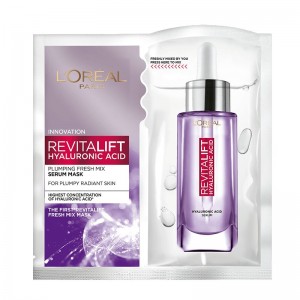 Mặt nạ L'Oreal Paris Kết Hợp Serum Revitalift HA Fresh Mix Plumping Serum Dưỡng Căng Mịn Da 33g