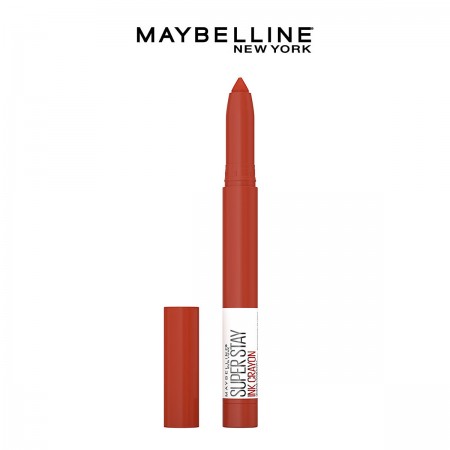 Son Bút Chì Maybelline Superstay Ink Crayon Lipstick Màu Cam Đất 110 Rise To The Top Mịn Lì, 8 Giờ Lâu Trôi 1.2g