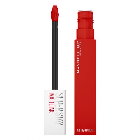 Son Kem Lì Maybelline New York Super Stay Matte Ink City Edition Lipstick 290 Standout 16h Lâu Trôi Màu Đỏ Cam 5ml