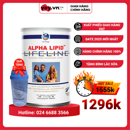 Sữa Non Kháng Thể Alpha Lipid Lifeline Chính Hãng 450g