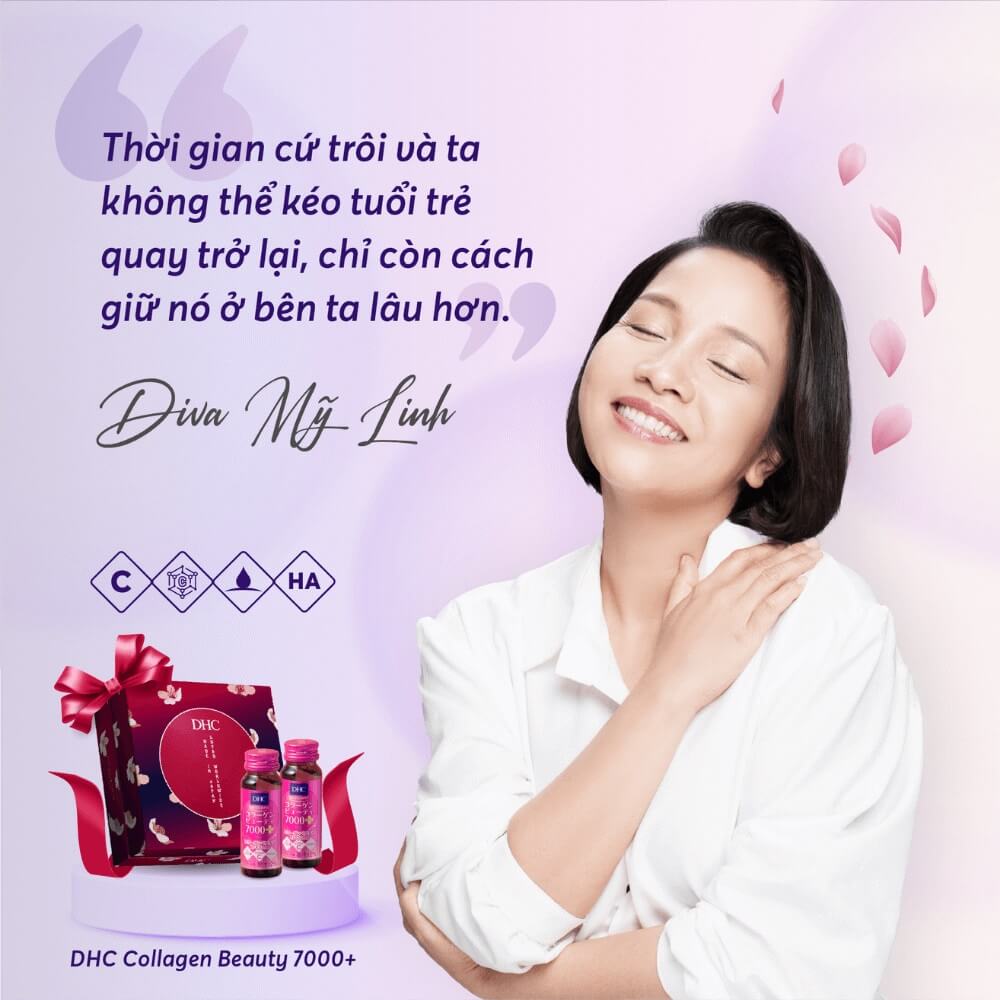 Hãy để DHC Collagen Beauty 7000 Plus giúp bạn giữ mãi thanh xuân tươi đẹp nhé!