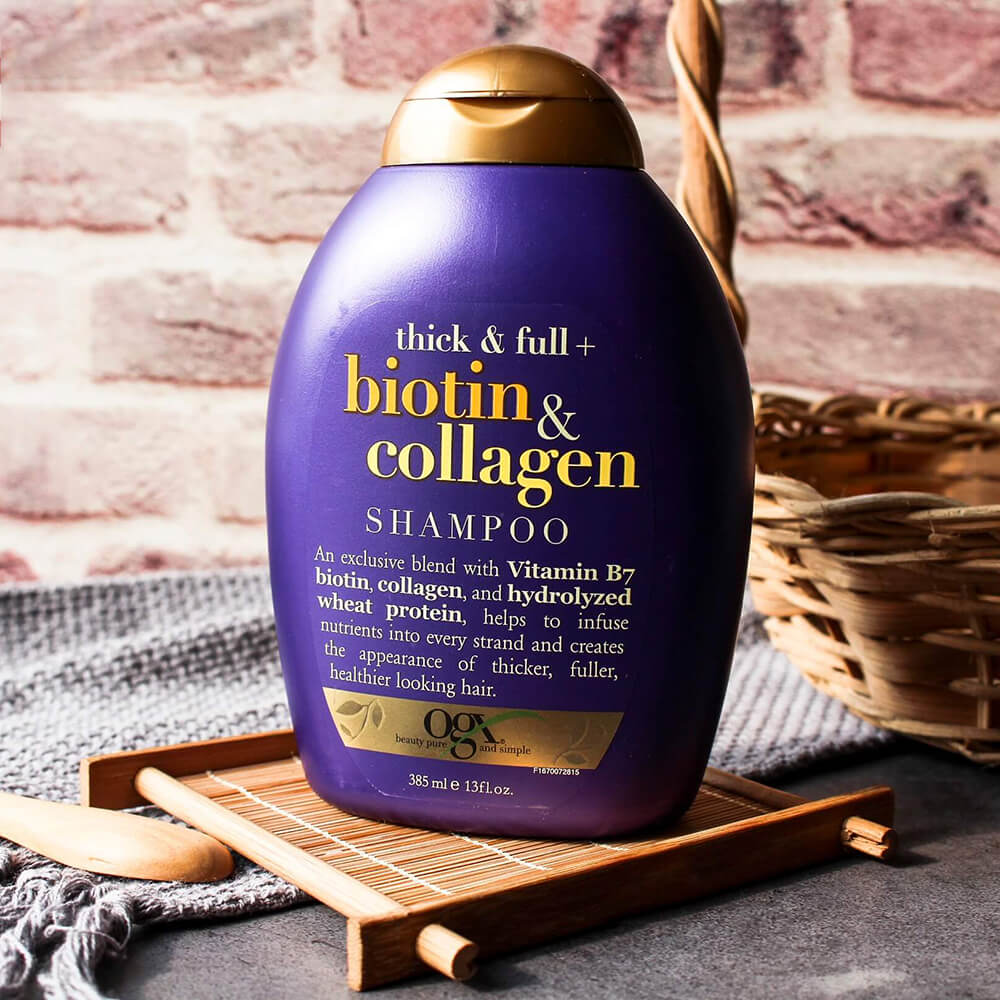 Dầu gội Biotin & Collagen tím 385ml