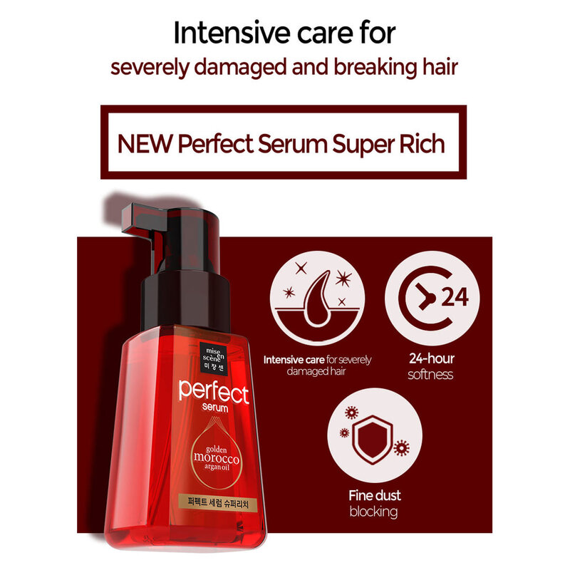 Dầu dưỡng tóc mềm mượt Perfect Serum Misen cho tóc nhuộm 