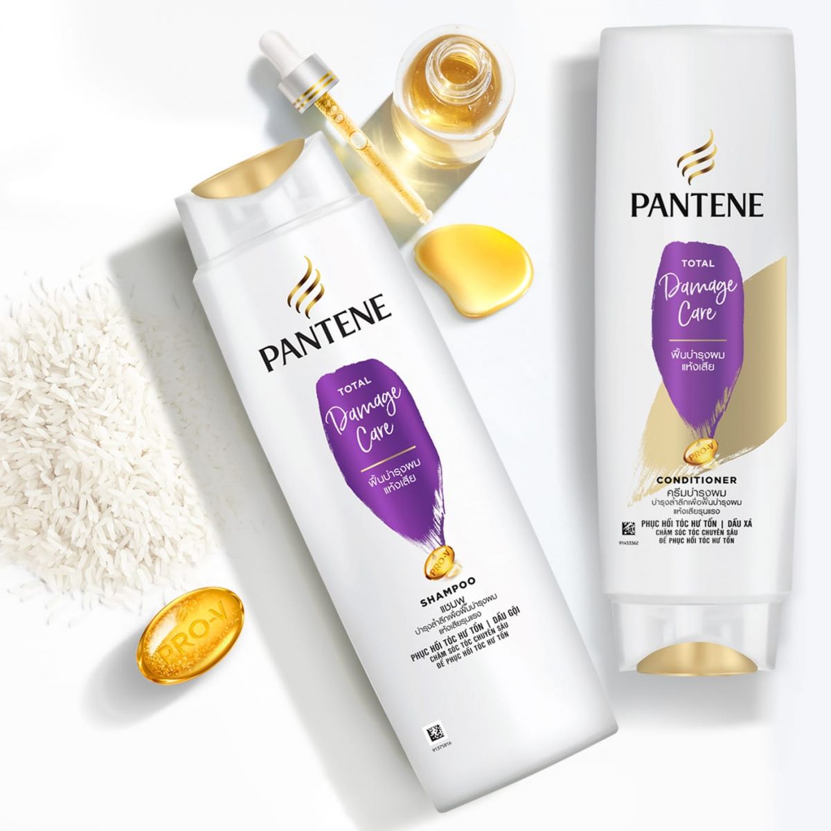 Dầu gội Pantene Pro-V phục hồi tóc hư tổn