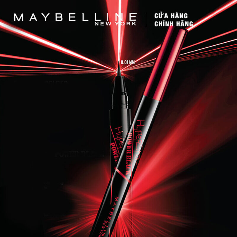 Bút kẻ mắt Maybelline Hyper Sharp Power Black Liner chính hãng