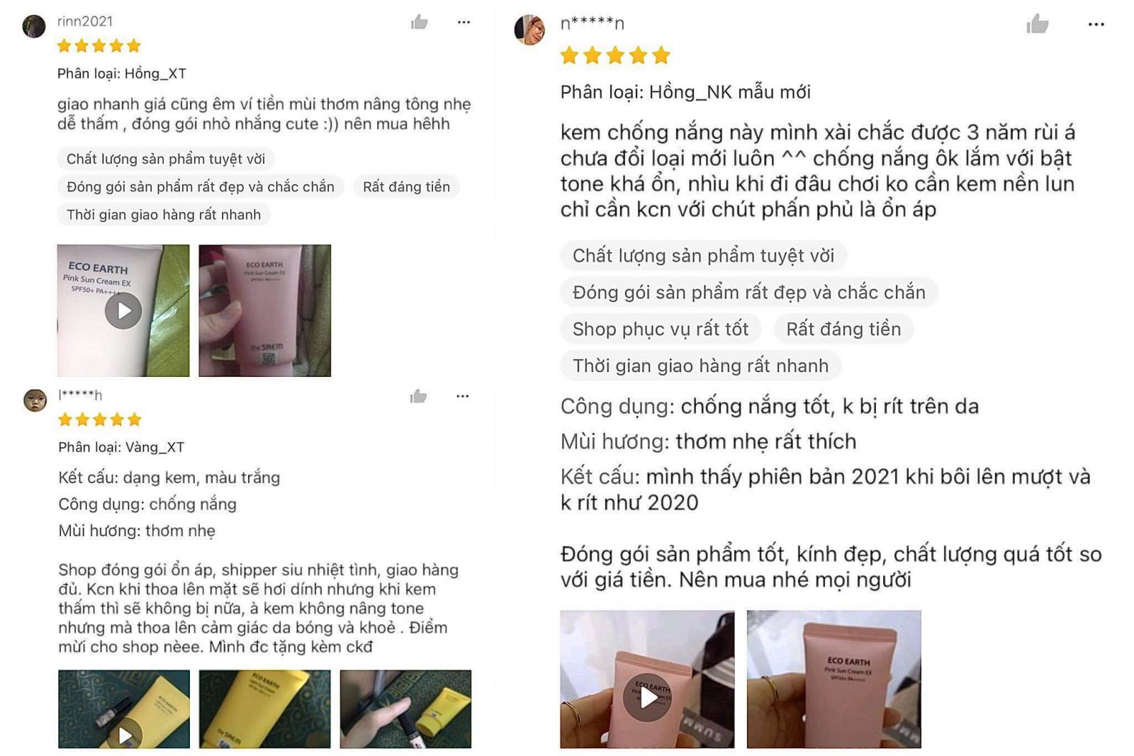 Kem chống nắng The Saem review