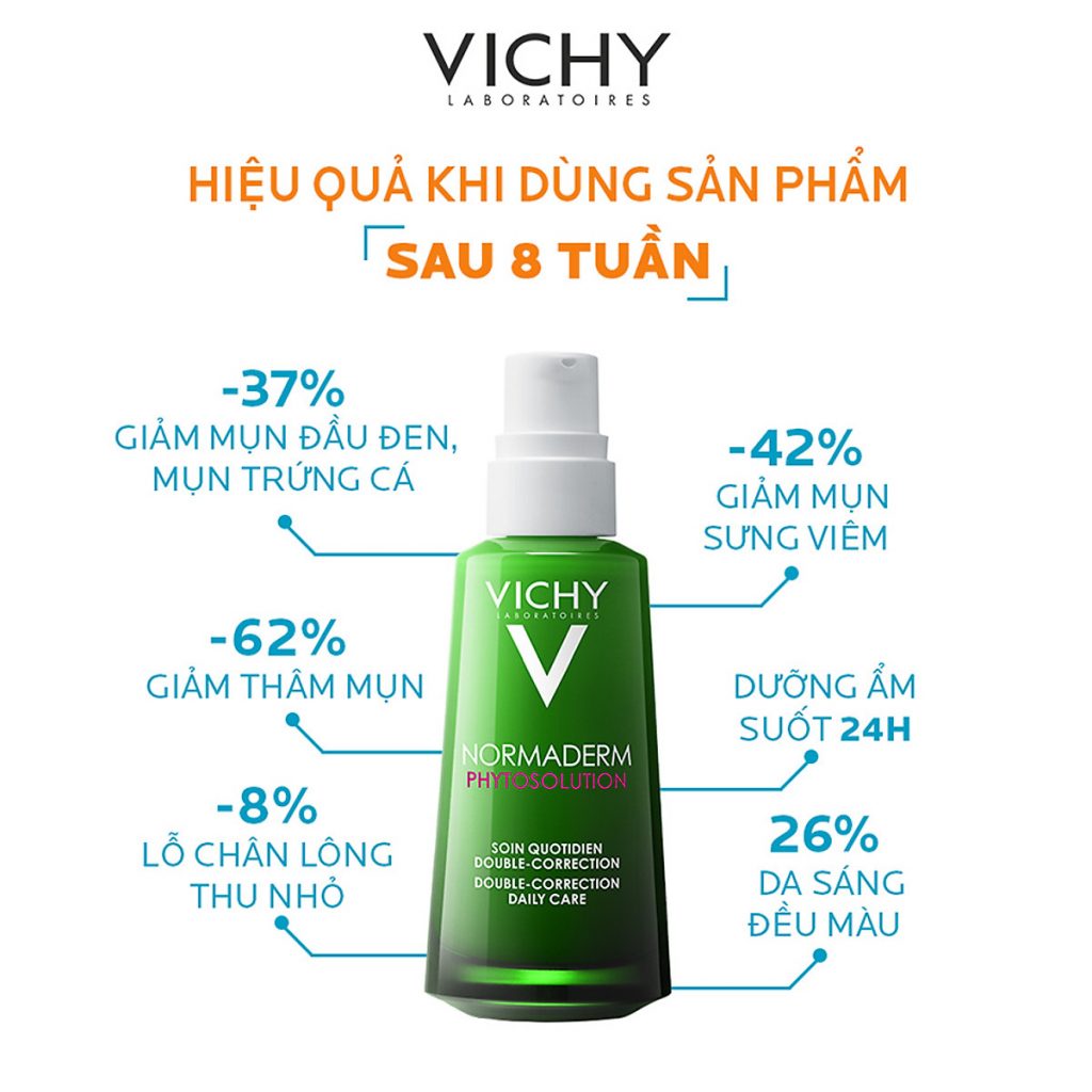 Kem dưỡng Vichy Normaderm cho da dầu mụn có tác dụng gì