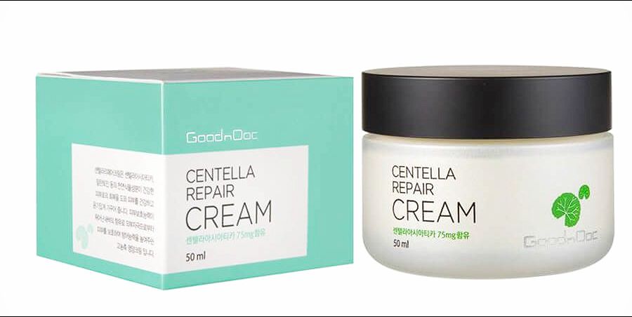 Kem dưỡng da GoodnDoc Centella Repair Cream rau má phục hồi chính hãng