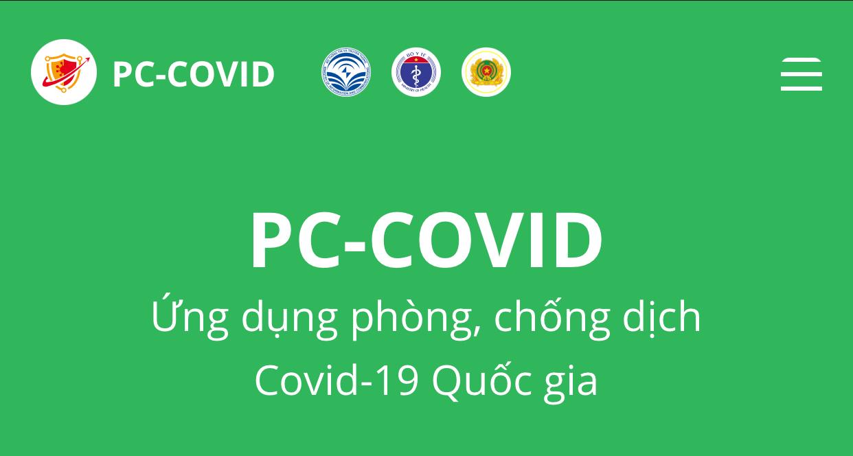 Phần mềm ứng dụng PC-Covid phòng chống dịch Covid-19