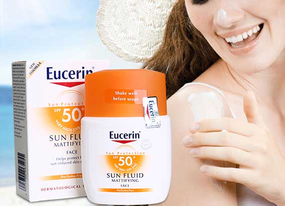 Kem chống nắng Eucerin Sun Fluid Photoaging Control SPF 50