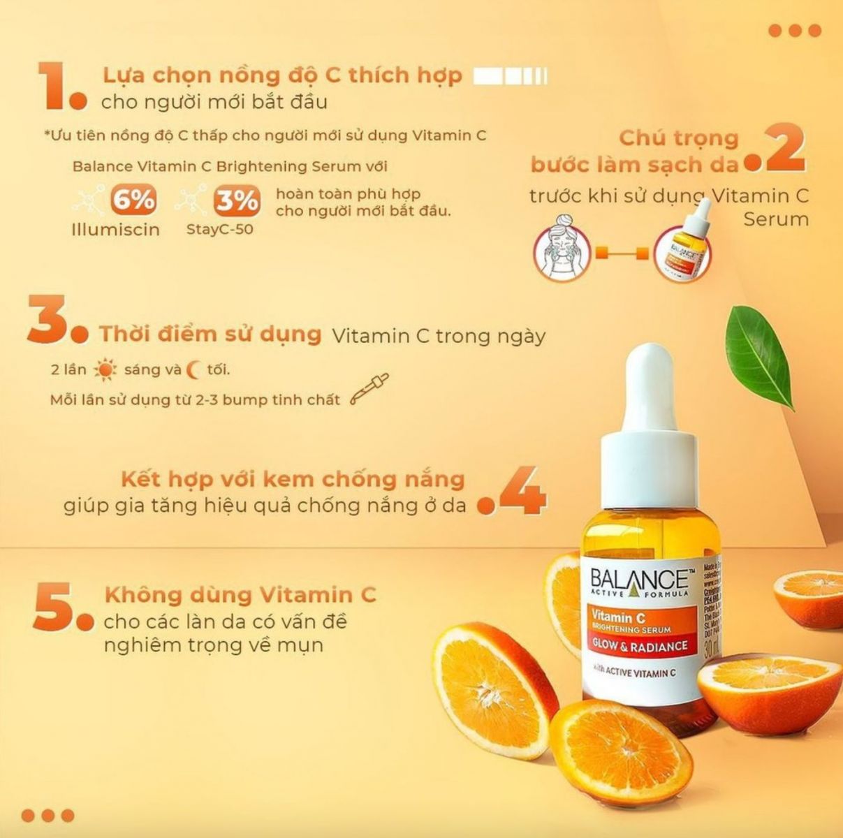 cách sử dụng vitamin c balance