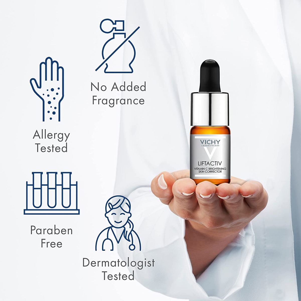 Serum Vichy Vitamin C dưỡng sáng trị thâm nám dịu nhẹ an toàn