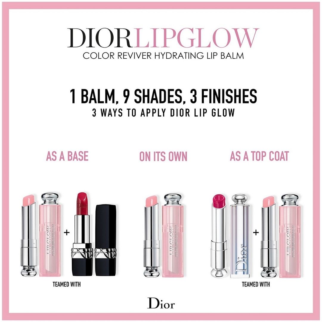 Cách dùng son dưỡng Dior Addict Lip Glow hiệu quả