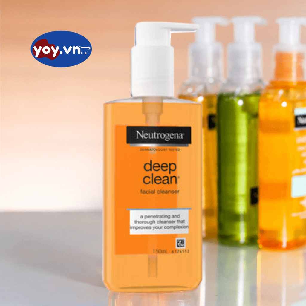 Sữa rửa mặt Neutrogena Deep Clean chính hãng