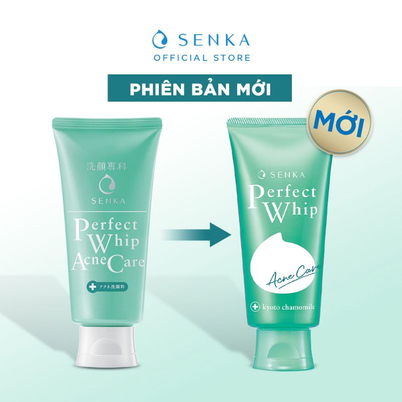 Sữa rửa mặt Senka trị mụn chính hãng