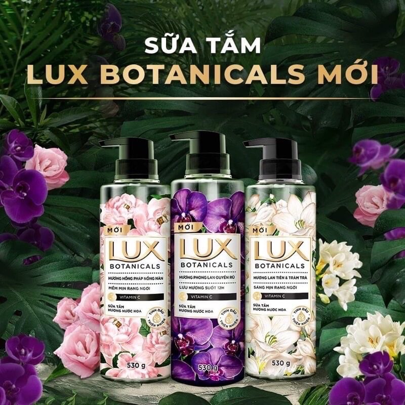 Sữa tắm Lux Botanicals hương nước hoa mới 