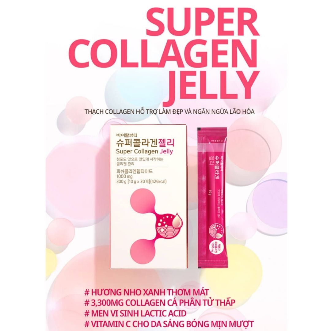 Thạch Super Collagen Jelly hỗ trợ làm đẹp 