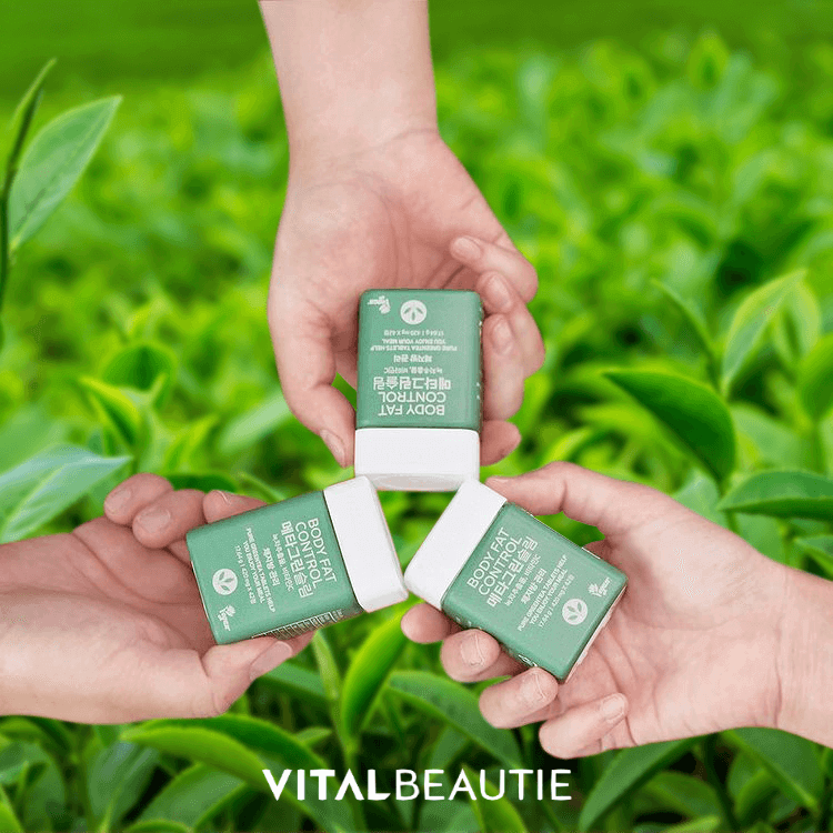 Bao bì của viên uống giảm cân Vital Beautie Meta Green Slim