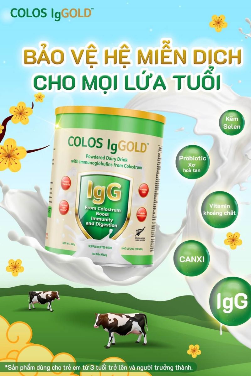 Công dụng của Sữa Non COLOS IgGOLD